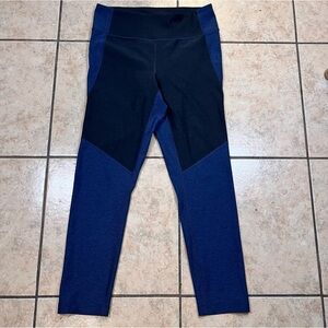 Outdoor Voices Leggings‎ Womens M Colorblock Mid Rise Ankle Stretch Yoga Workout